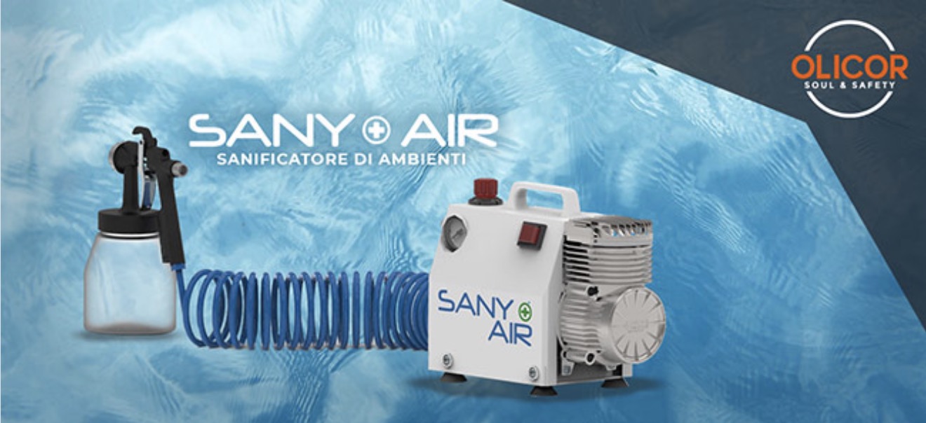 Sany+Air, Il tuo aiutante perfetto per sanificare i tuoi ambienti