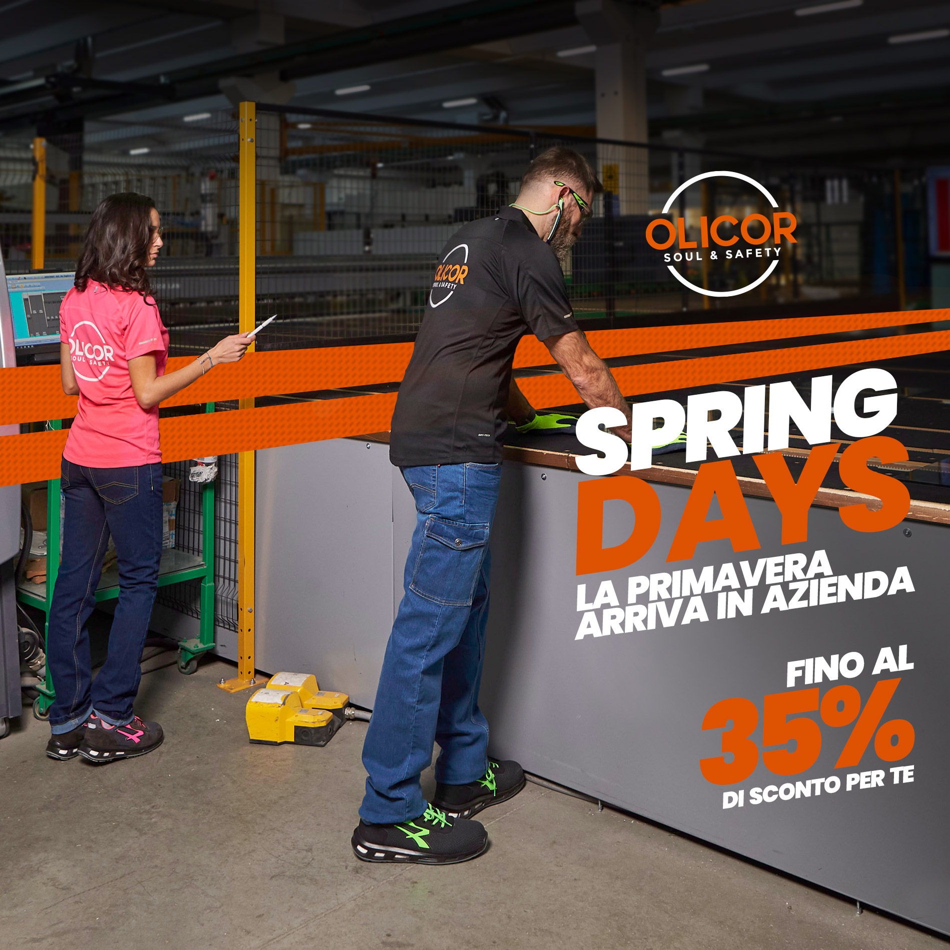 Nuova linea di abbigliamento Primavera Estate con sconti fino al 35%