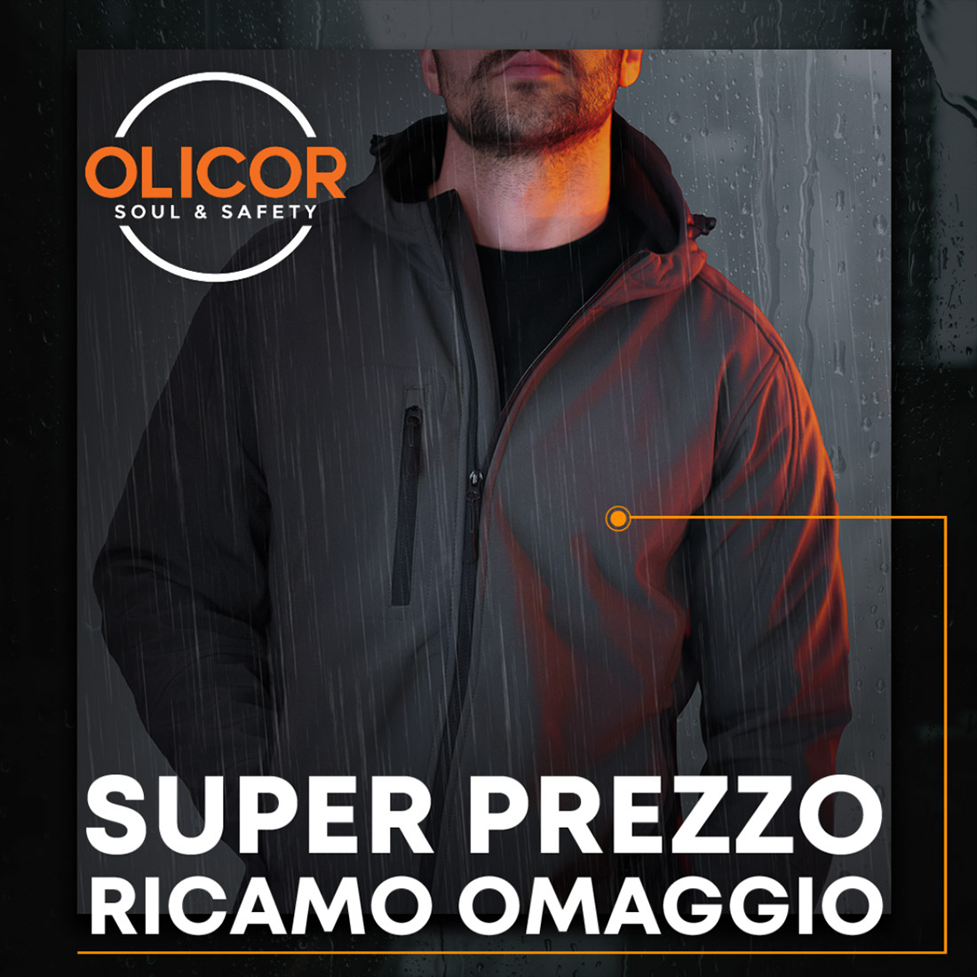 OLICOR – PROMO su SOFTSHELL personalizzati con vostro ricamo.