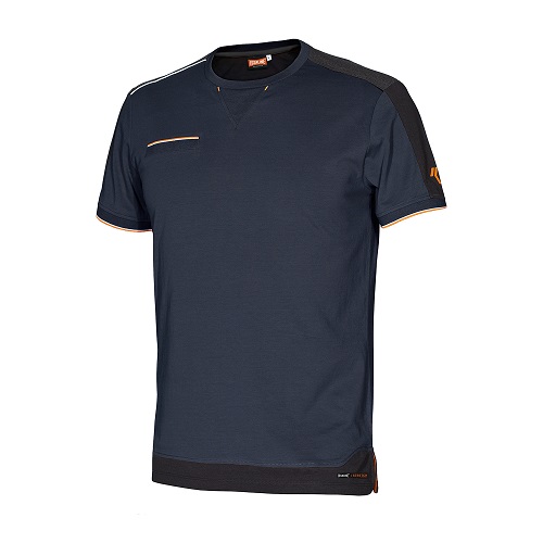 T-SHIRT COTONE STRETCH ISSA EXTREME - 3XL, blu