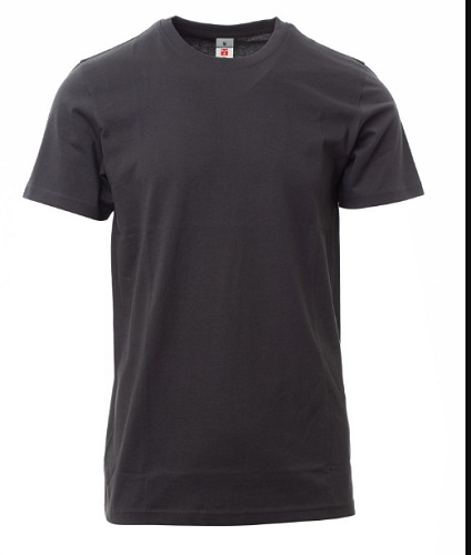 T-SHIRT GIROCOLLO CON MANICA CORTA - M, ANTRACITE