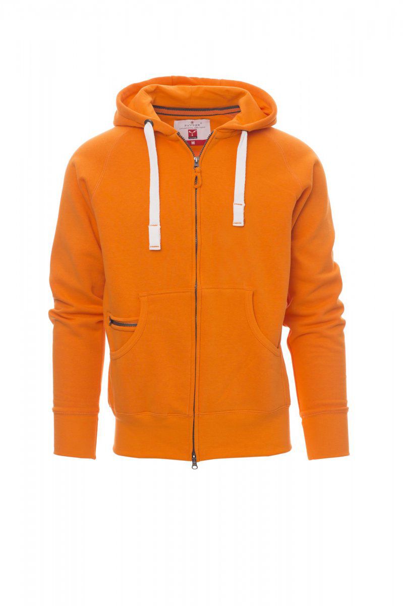FELPA UOMO FULL ZIP CON CAPPUCCIO