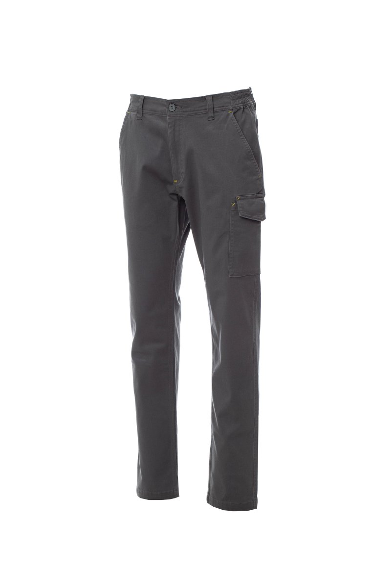 PANTALONI CARGO TWILL STRETCH 300GR - 3XL, SMOKE