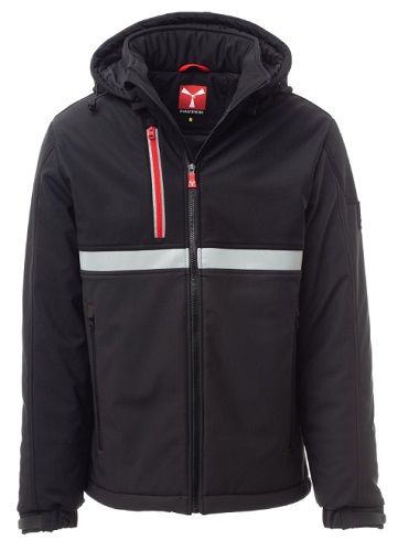 SOFTSHELL UOMO IMBOTTITO BICOLORE - M, ANTRACITE/NERO