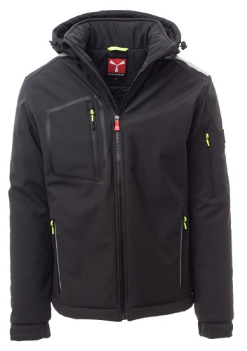 SOFTSHELL UOMO IMBOTTITO - 3XL, ANTRACITE/NERO