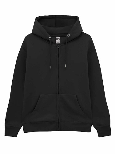 FELPA UNISEX CON CAPPUCCIO E ZIP