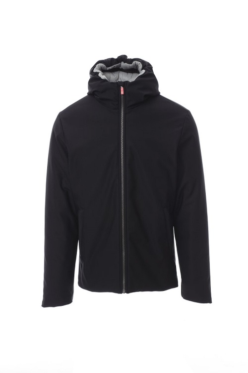 GIUBBINO UOMO IMBOTTITO SOFTSHELL - 3XL, NERO/STEEL GREY