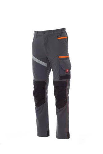 PANTALONE UNISEX ESTIVO 4 WAY STRETCH - 42, SMOKE/NERO