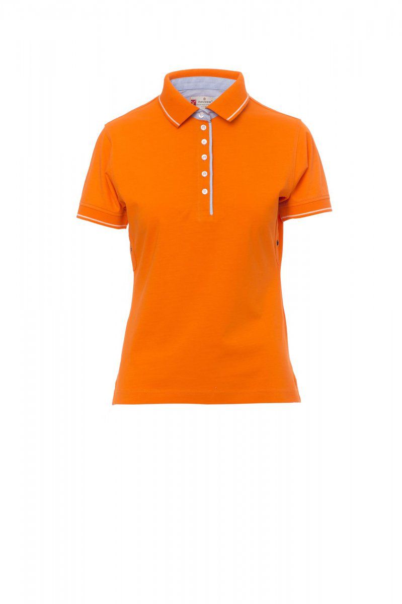POLO DONNA M/CORTA DETTAGLI IN CONTRASTO