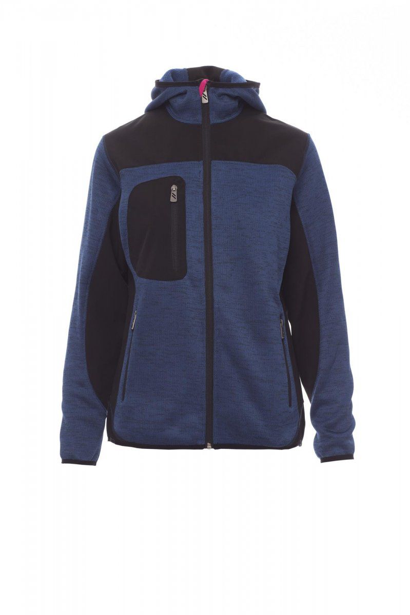 SOFT-SHELL DONNA BICOLORE CON CAPPUCCIO