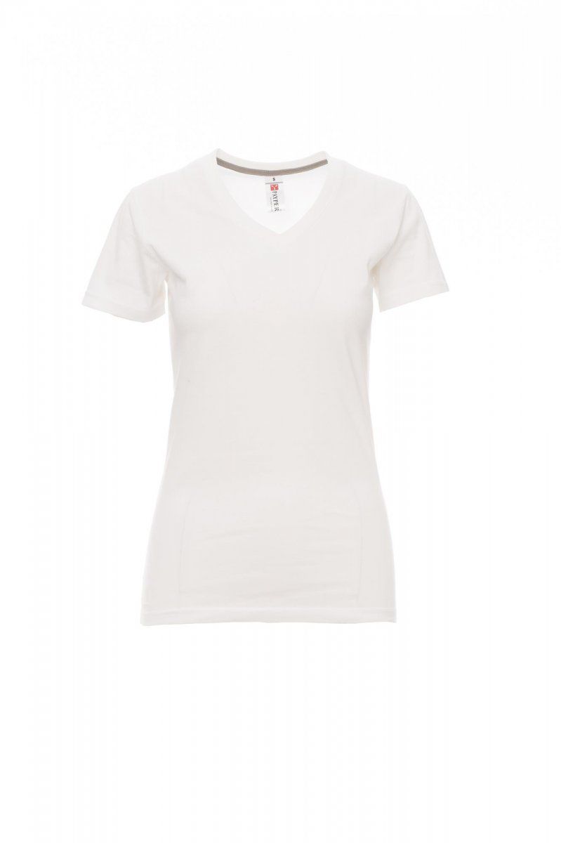 T-SHIRT DONNA COLLO V M/CORTA