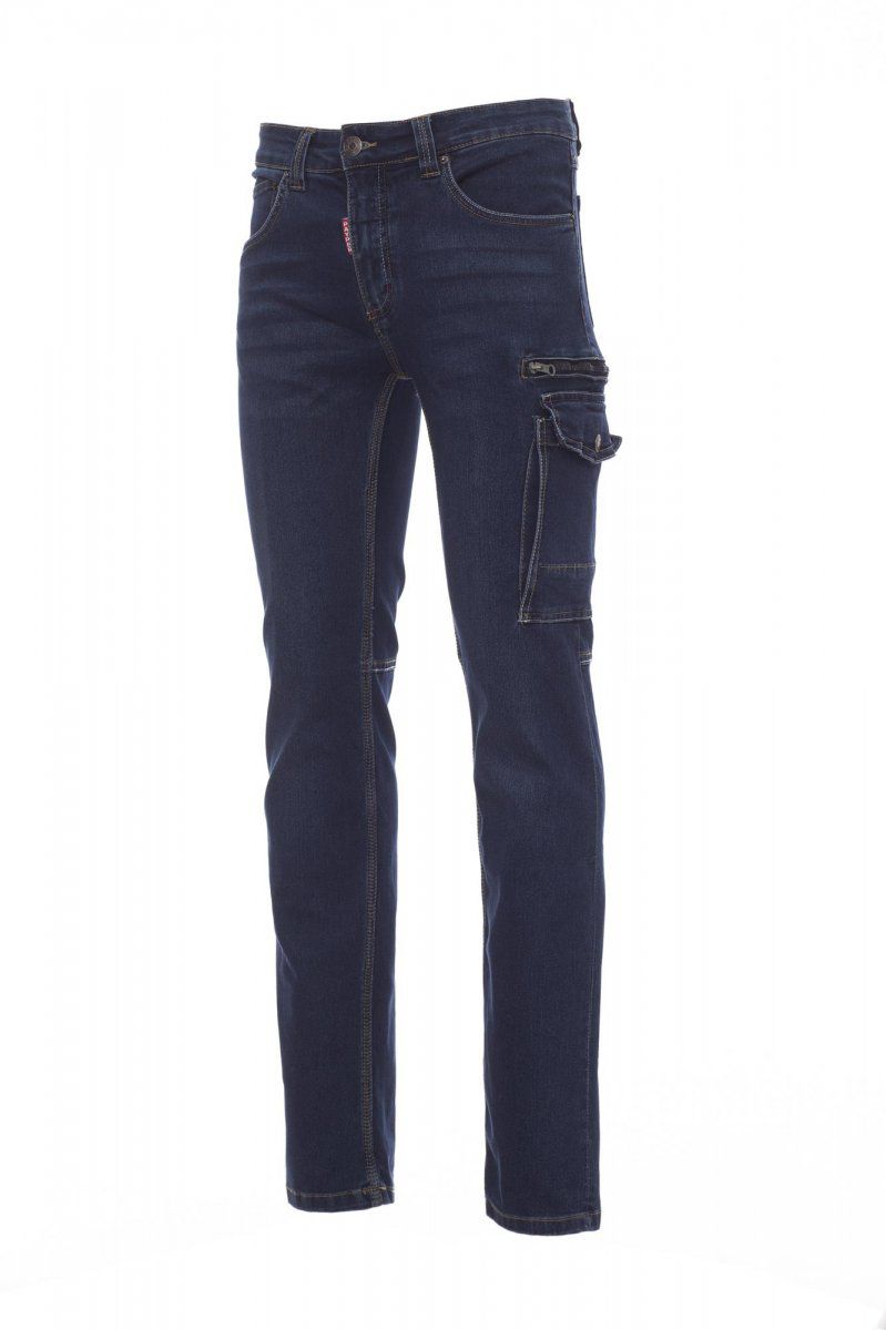 PANTALONE UOMO MULTITASCHE JEANS